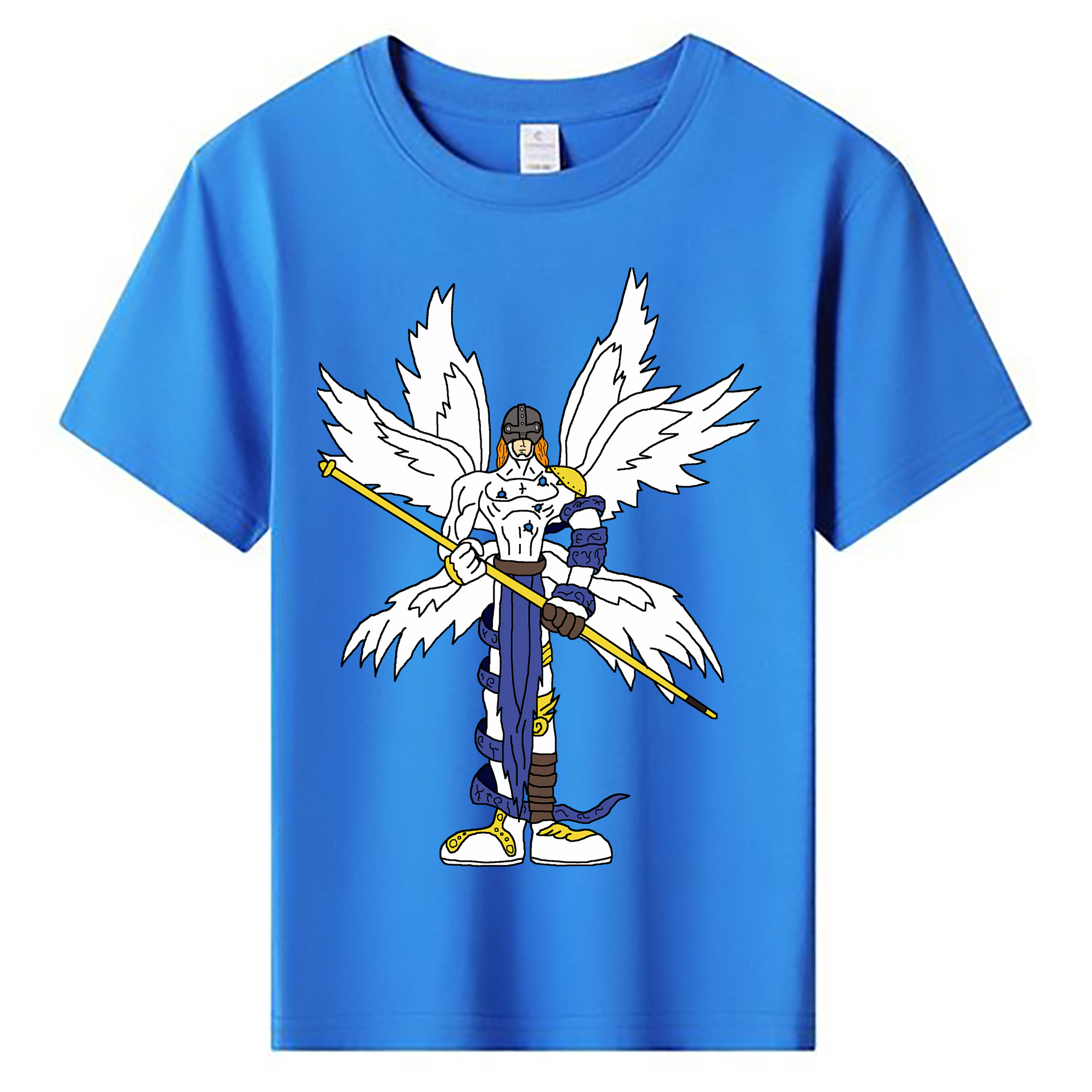 （画像用） Digimon デジタルモンスター/デジモン 綿100％キッズTシャツ（フロントプリント）
